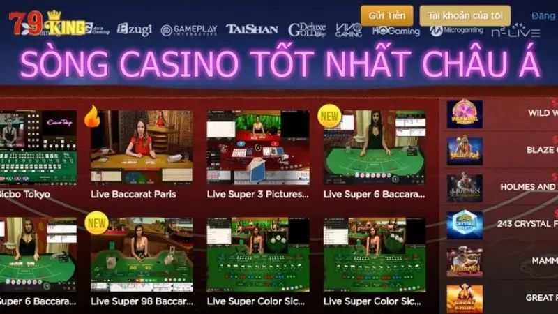 Những Trò Chơi Hấp Dẫn Tại WM Casino 79king2